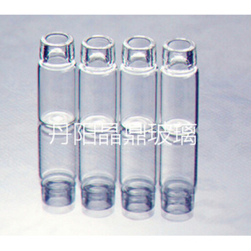 Serie de frasco de vidrio en forma Tubular clara de alta calidad